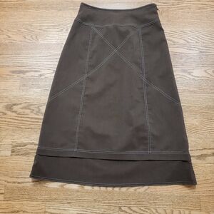 Neesh by D.A.R. Brown A-Line Skirt
